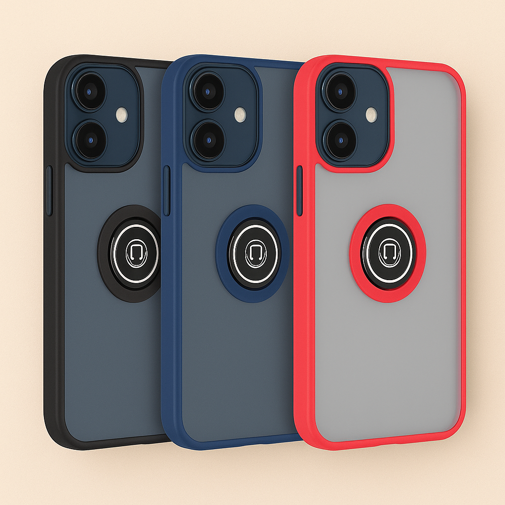 Coque Bague Rigide de Couleur - IPhone 14 PRO