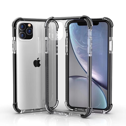 Coque Transparente Renforcée Noire - iPhone 16