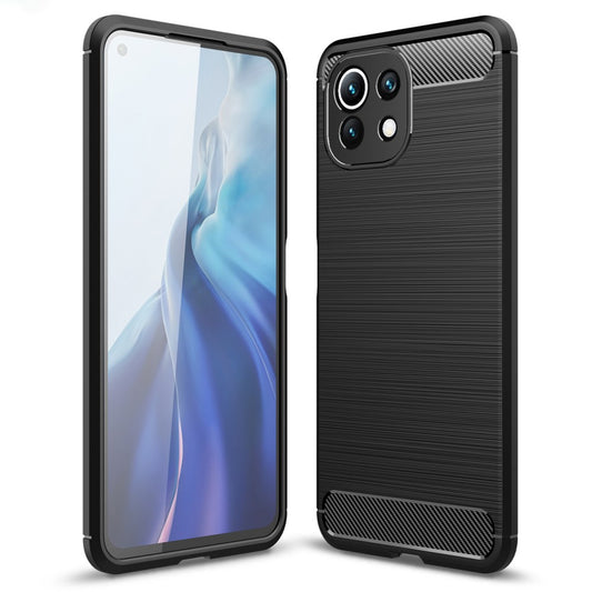 Coque de protection Carbone noir  Xiaomi Mi 11 Lite