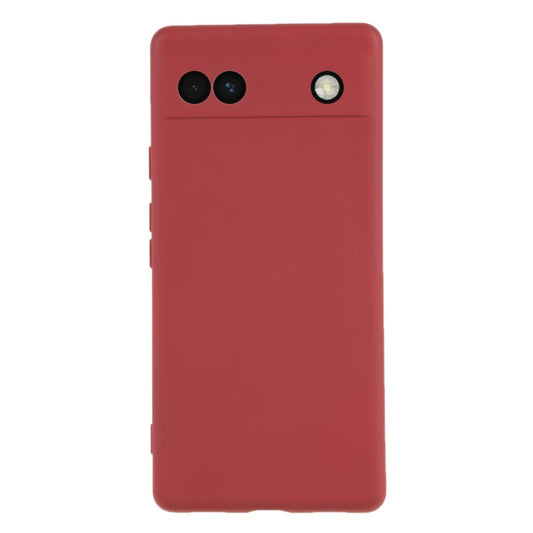 Coque de protection silicone rouge Google Pixel 6A