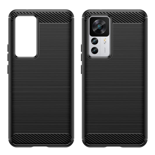 Coque de protection type fibre de carbone Xiaomi 12T 5G/12T Pro 5G