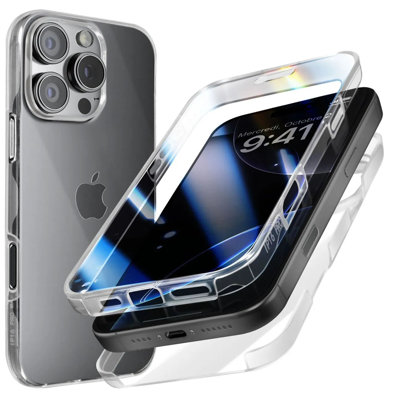 Coque 360° transprente - IPhone 16