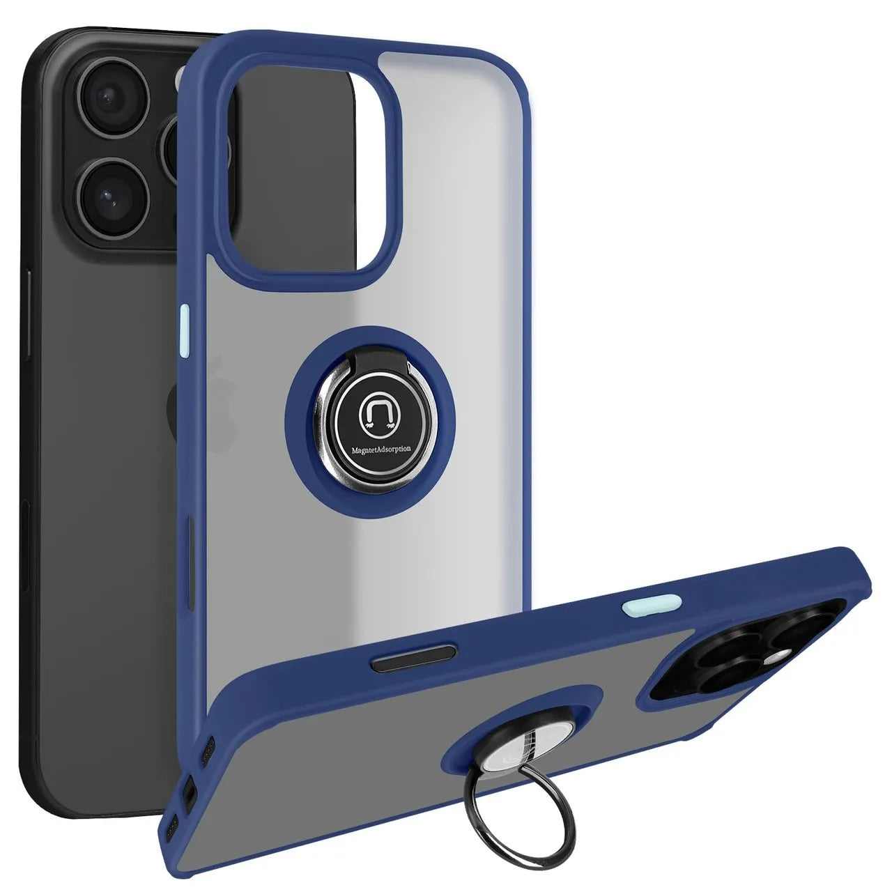Coque bague rigide de couleur - IPhone 16 PRO MAX