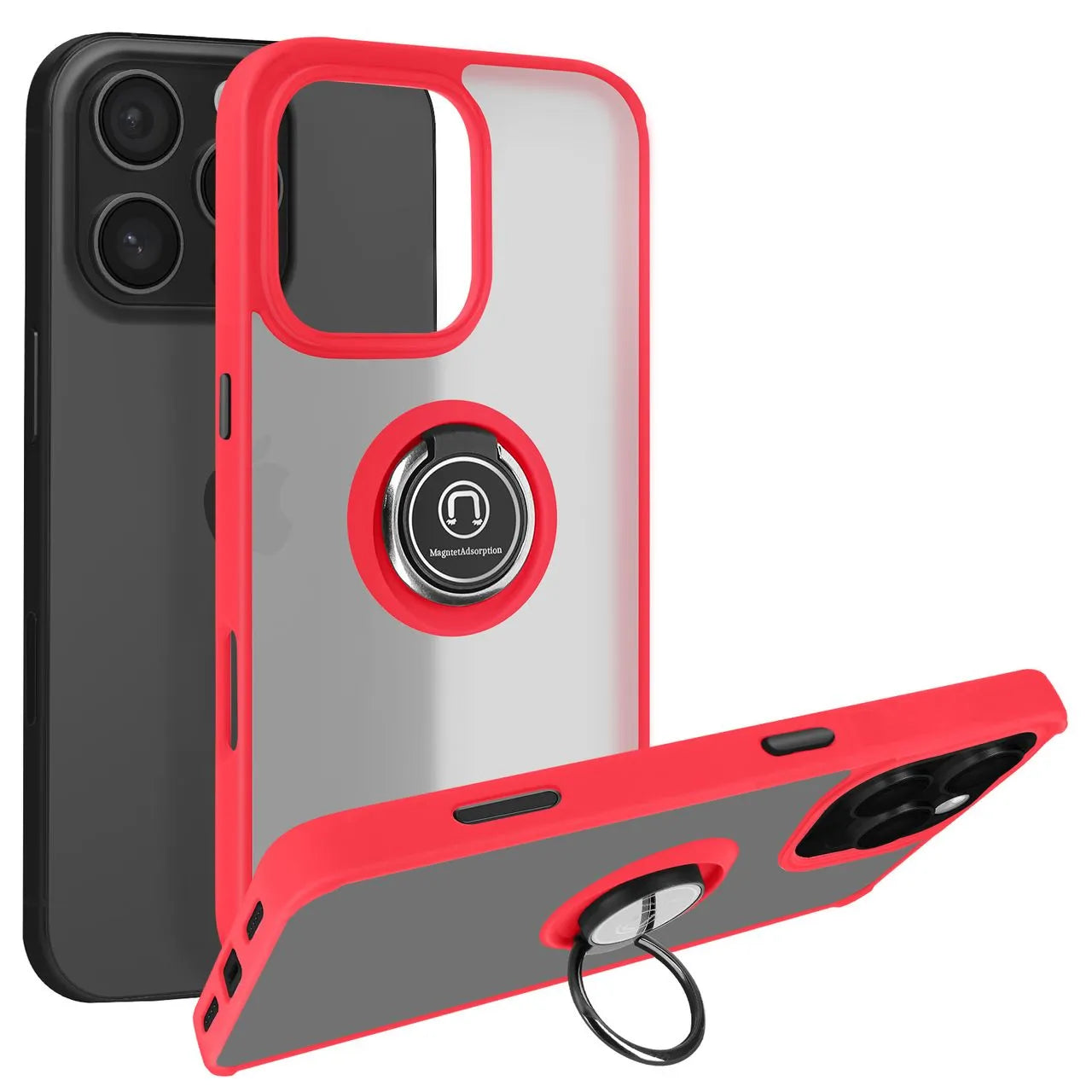 Coque bague rigide de couleur - IPhone 16 PRO MAX