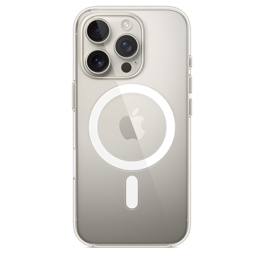 Coque magsafe silicone transparent - IPhone 16 PROMAX