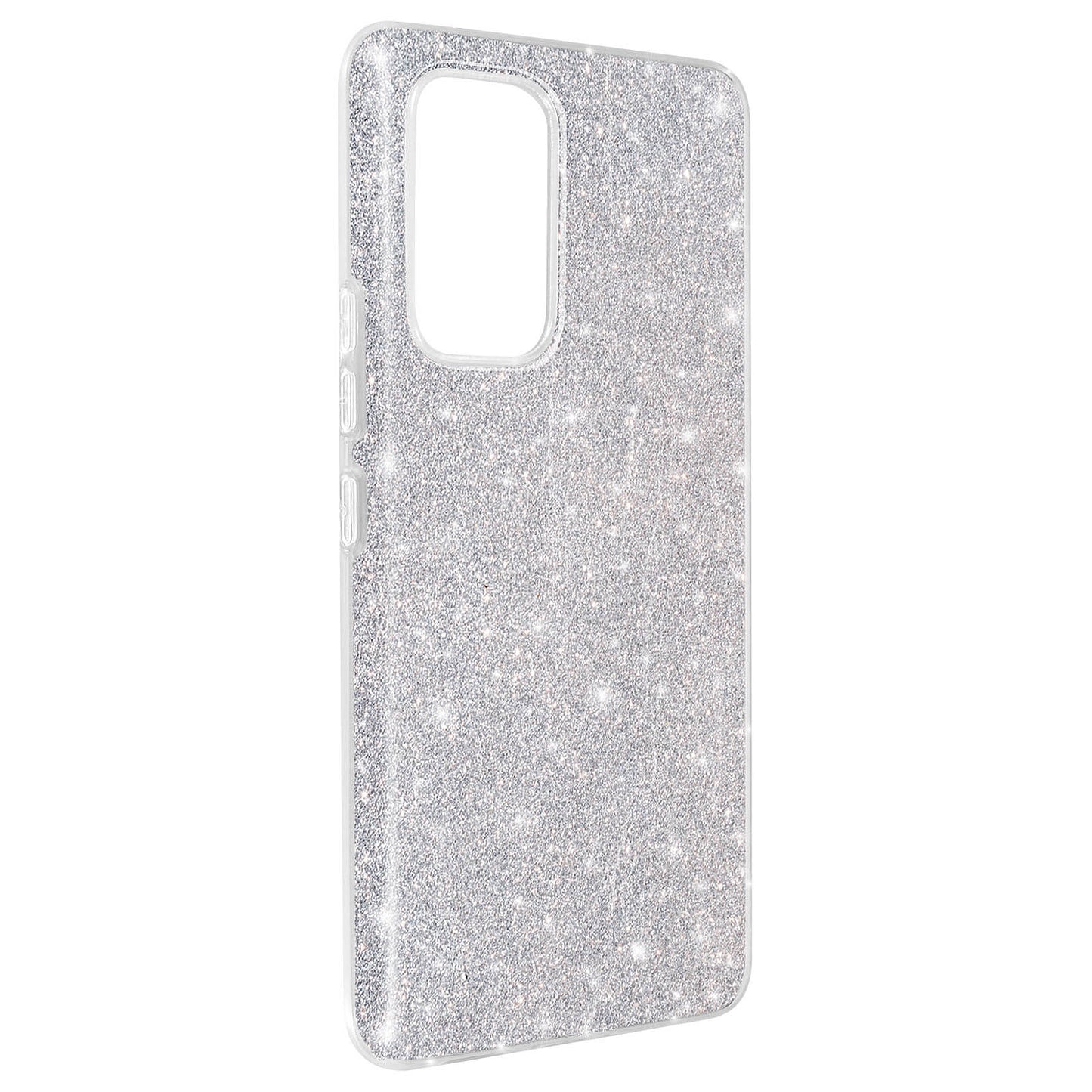 SAMSUNG A53 - Coque paillette argentée