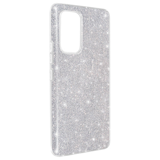 SAMSUNG A53 - Coque paillette argentée
