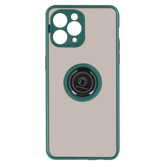 coque iPhone 11 bague verte aimantée flapstore antichoc pas chere