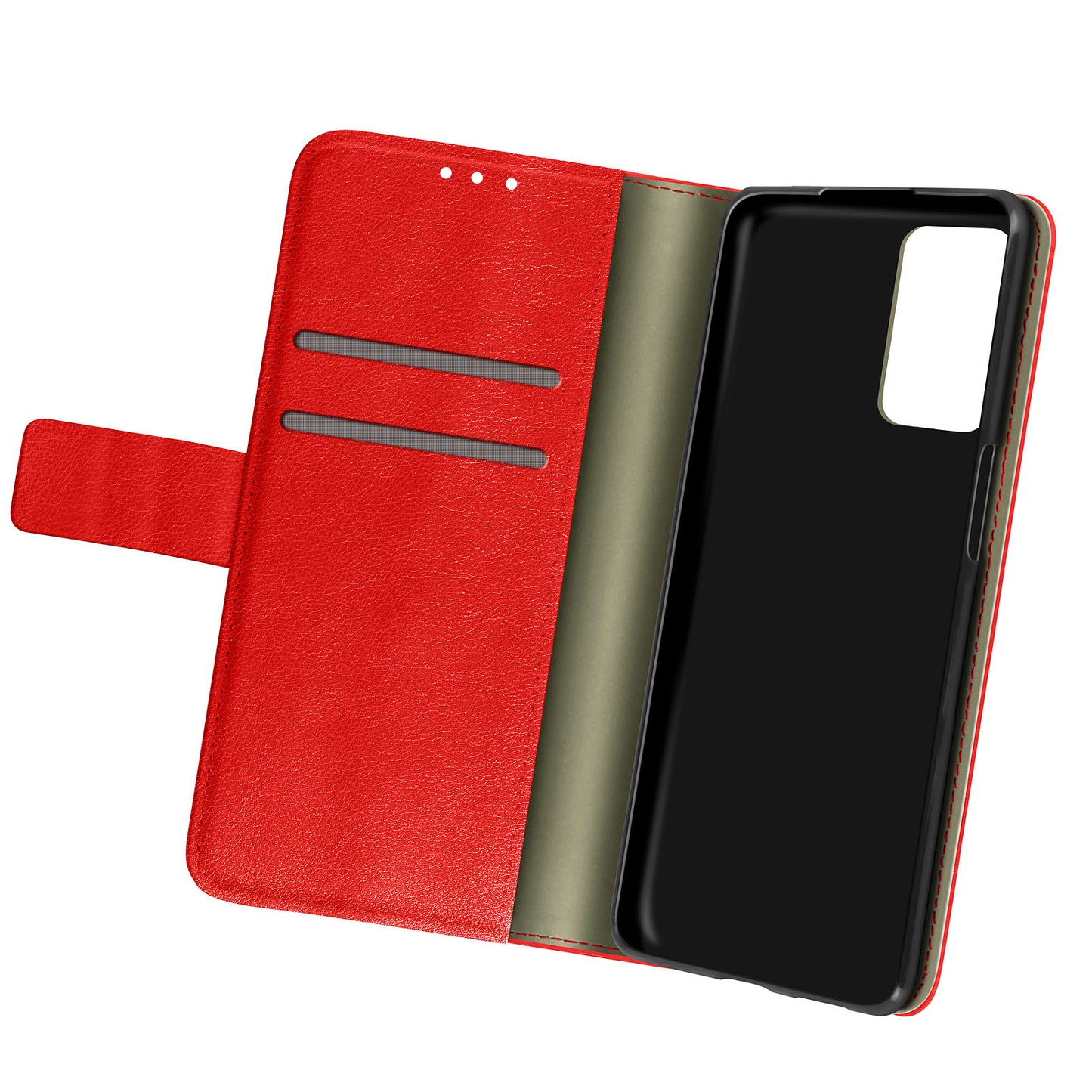 Oppo A54 5G/A74 5G/A93 5GS - Étui Rouge