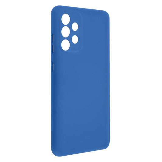 SAMSUNG A52 - Coque silicone bleu