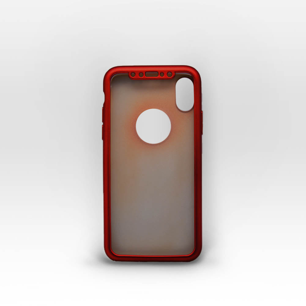 Coque 360  IPhone X/XS Rouge
