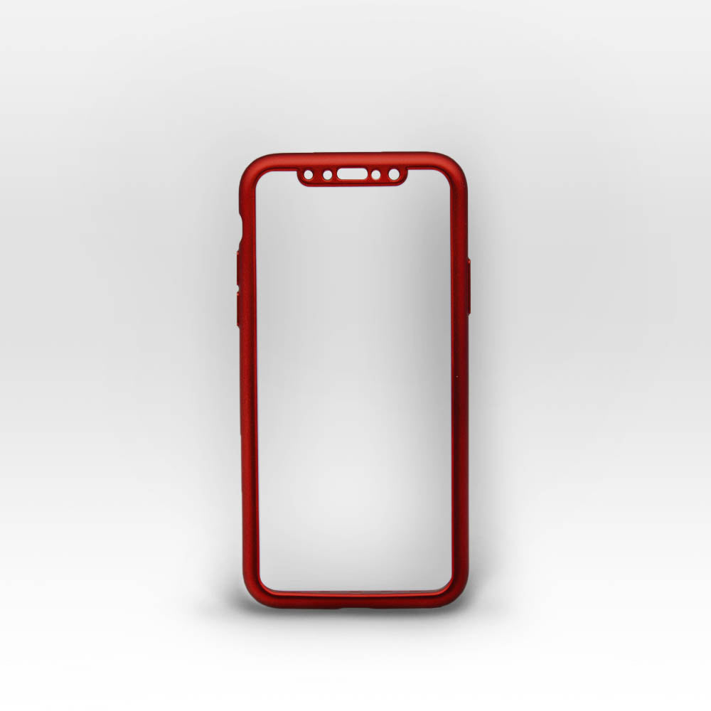 Coque 360  IPhone X/XS Rouge